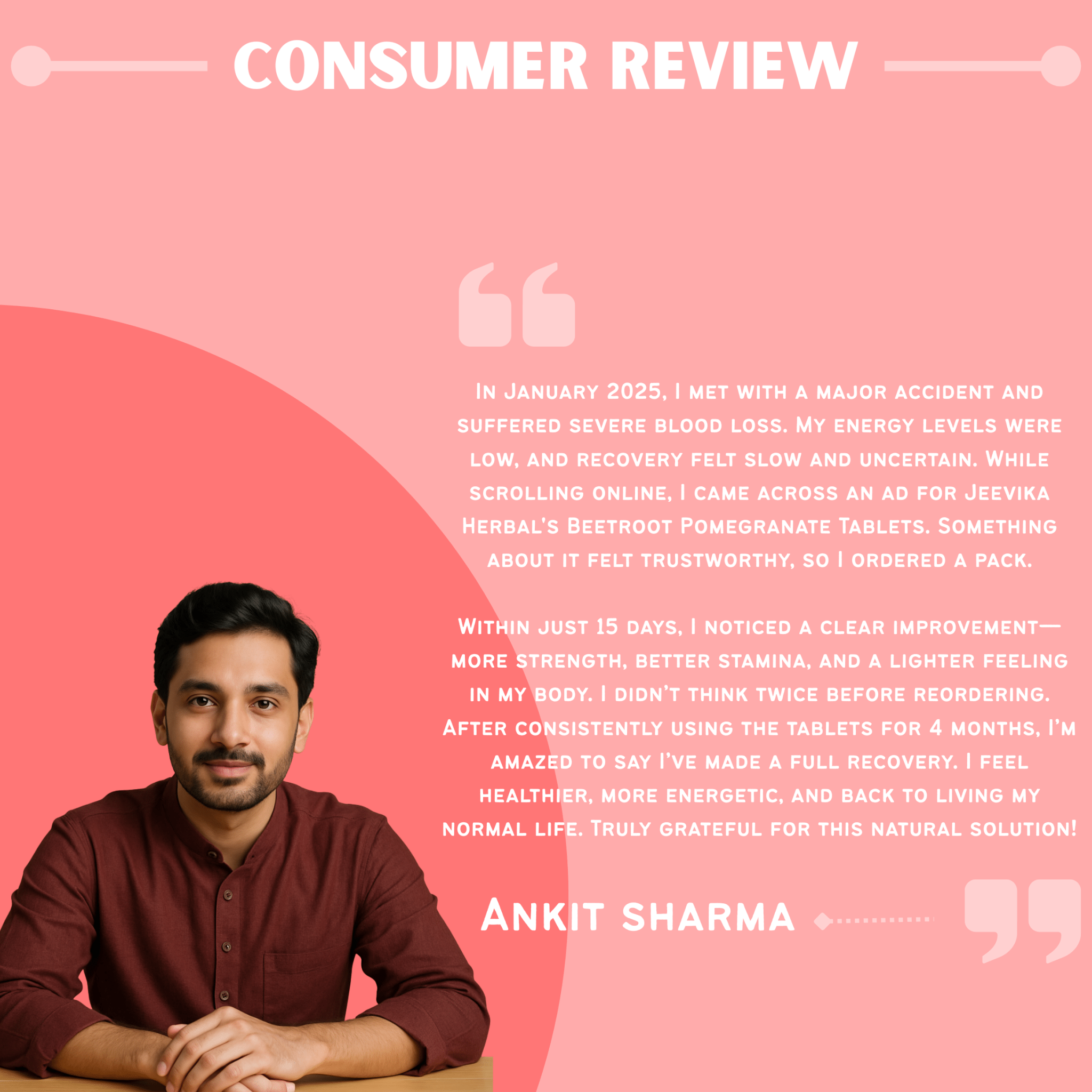 Beetroot - Pomegranate Capsules - Jeevika Herbal