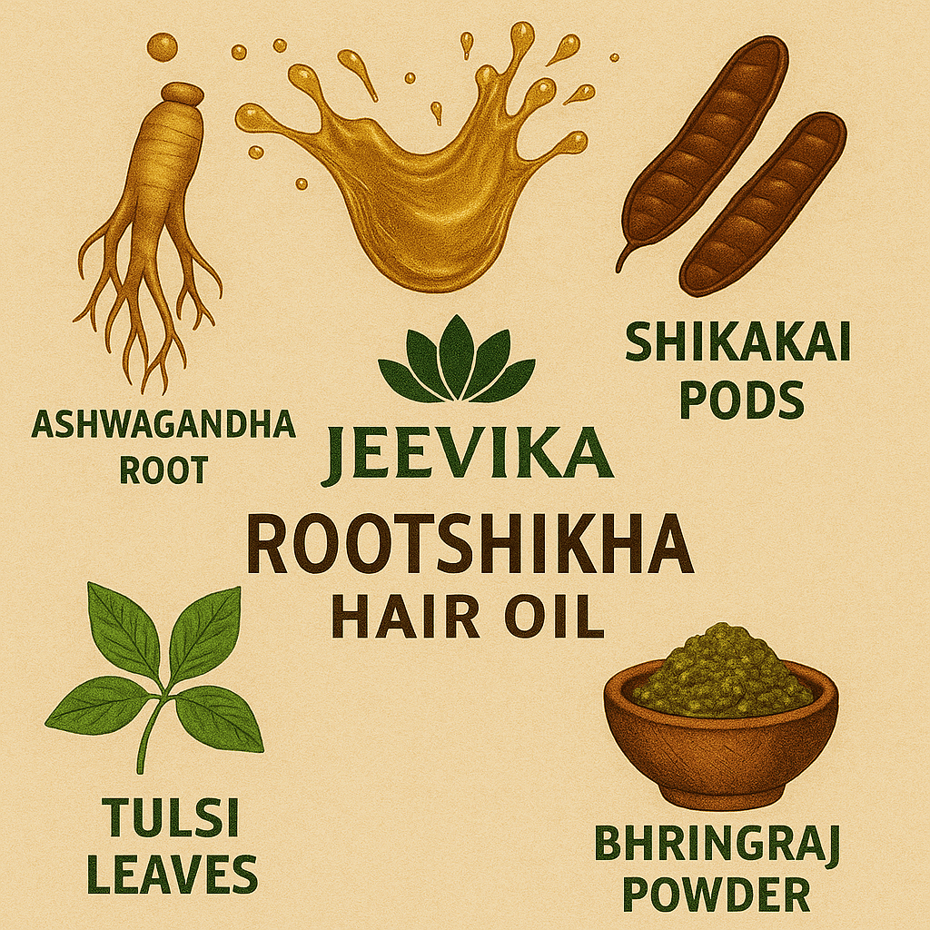 Rootshikha Hairoil - Jeevika Herbal