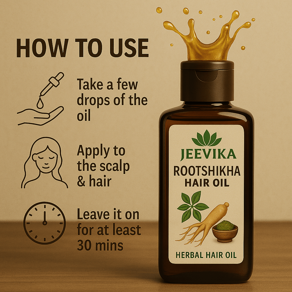 Rootshikha Hairoil - Jeevika Herbal