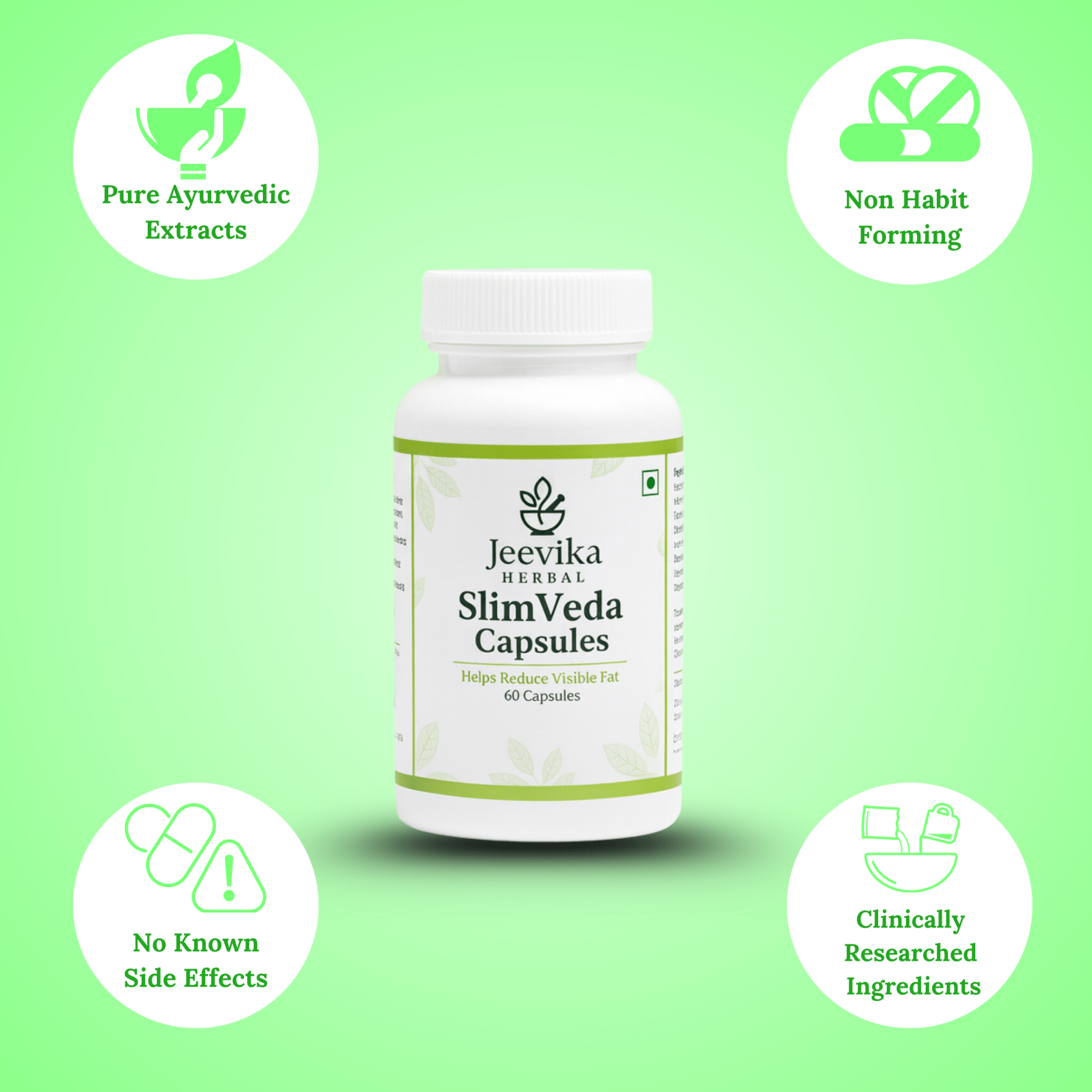 SlimVeda: Ayurvedic Weight Loss Capsules - Jeevika Herbal